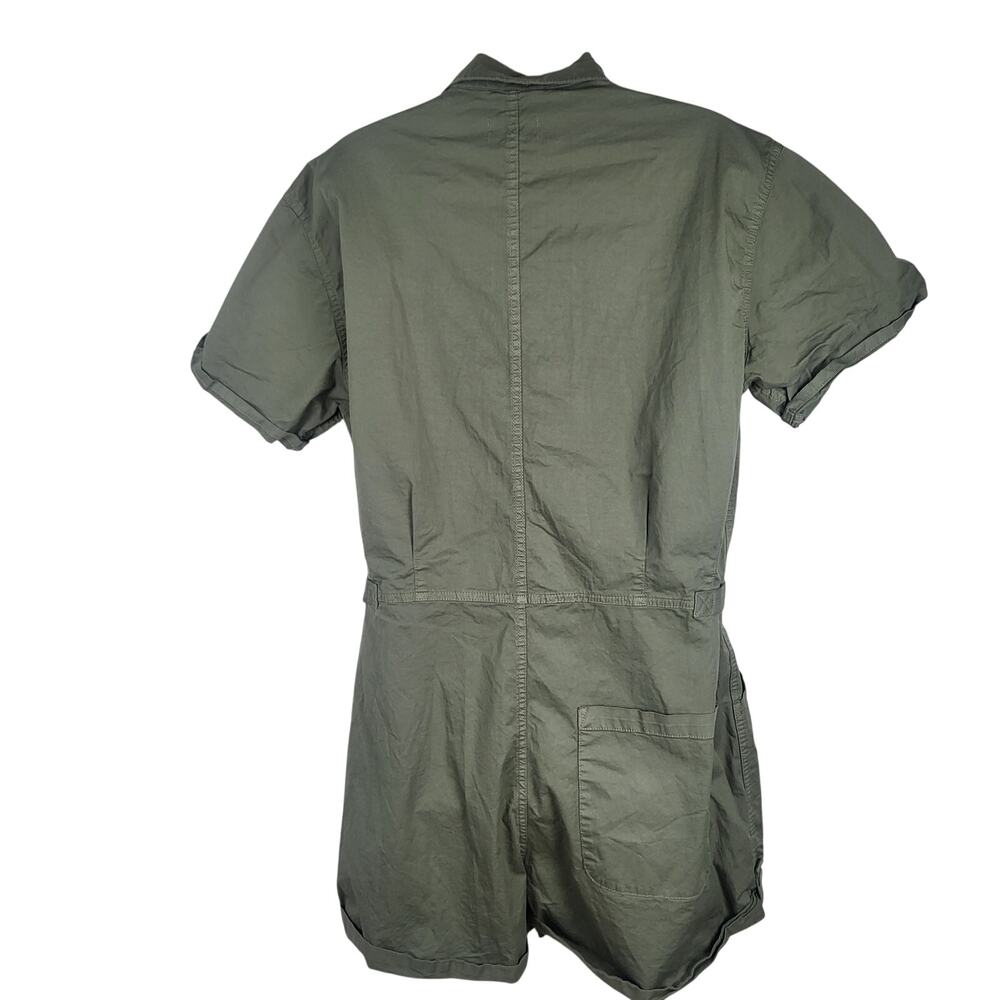 pistola Olive Utility Short-Sleeve Romper - Picture 6 of 8
